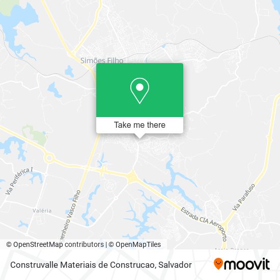 Construvalle Materiais de Construcao map