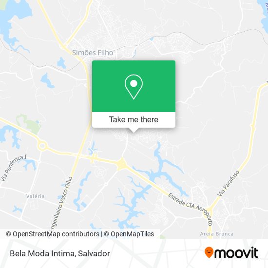 Mapa Bela Moda Intima