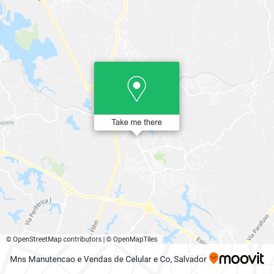 Mapa Mns Manutencao e Vendas de Celular e Co