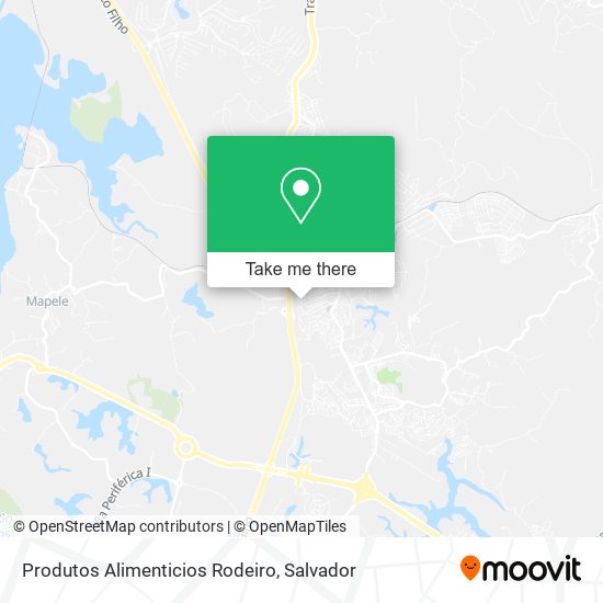 Produtos Alimenticios Rodeiro map