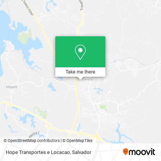 Hope Transportes e Locacao map