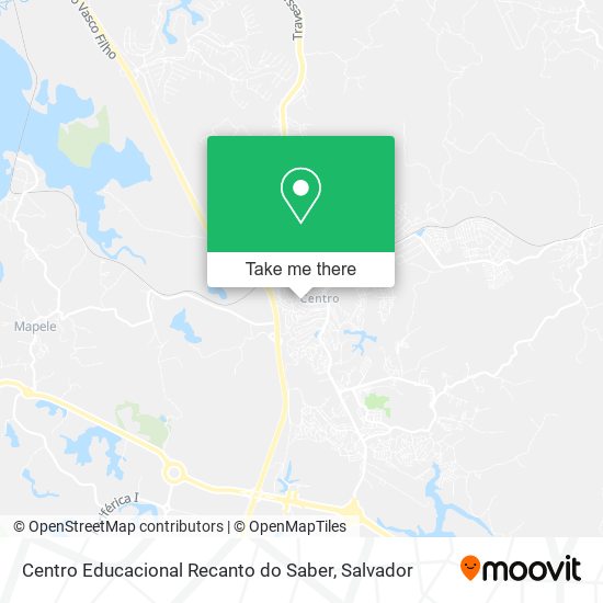 Centro Educacional Recanto do Saber map