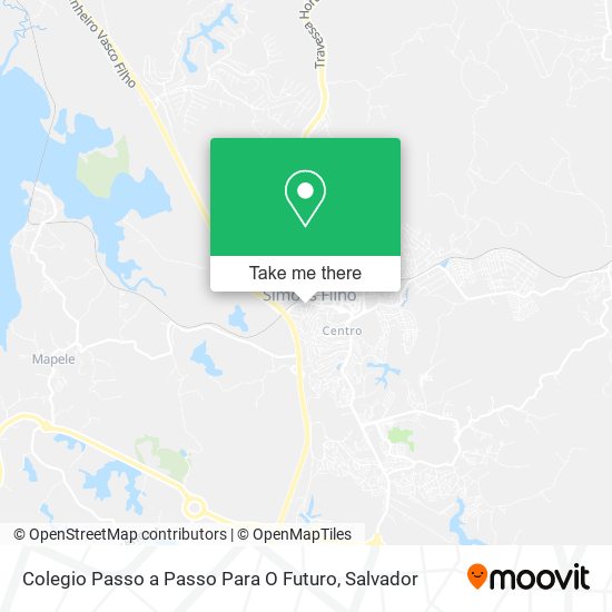 Mapa Colegio Passo a Passo Para O Futuro