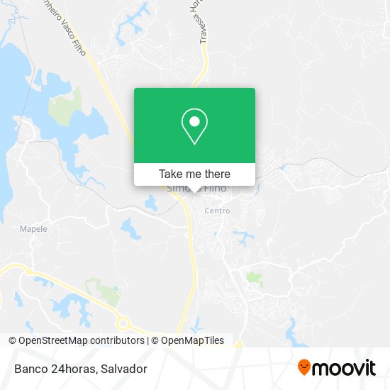 Banco 24horas map