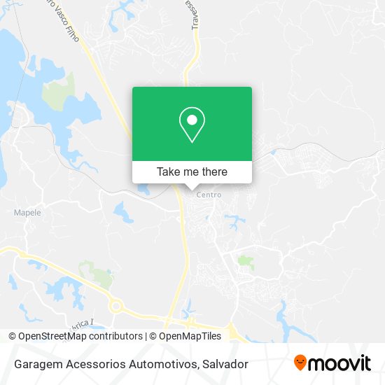 Garagem Acessorios Automotivos map