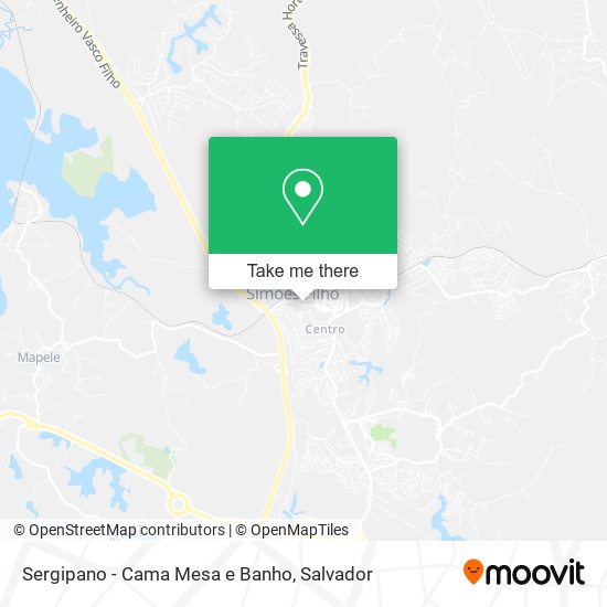 Sergipano - Cama Mesa e Banho map