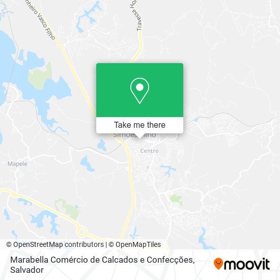 Marabella Comércio de Calcados e Confecções map