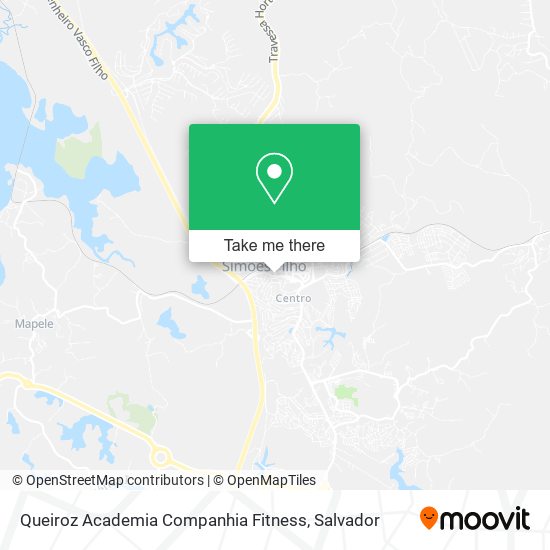 Mapa Queiroz Academia Companhia Fitness