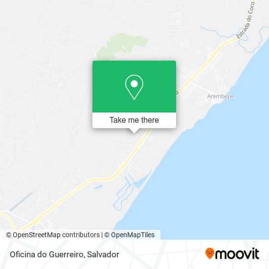 Oficina do Guerreiro map