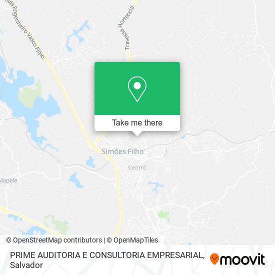 Mapa PRIME AUDITORIA E CONSULTORIA EMPRESARIAL