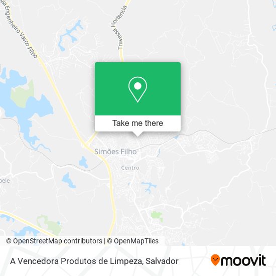 A Vencedora Produtos de Limpeza map