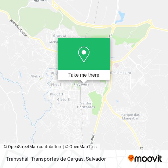 Transshall Transportes de Cargas map