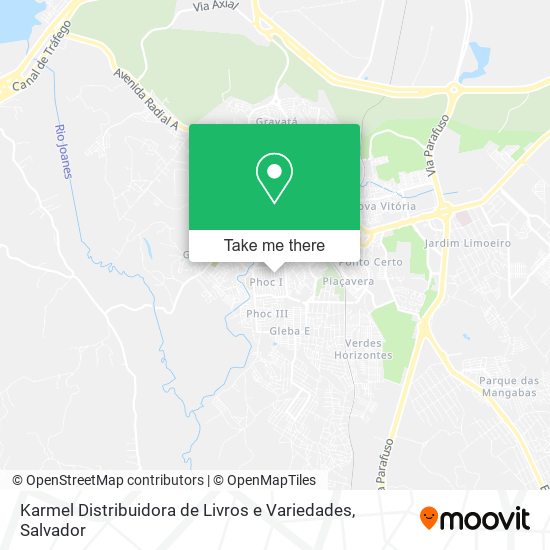 Mapa Karmel Distribuidora de Livros e Variedades