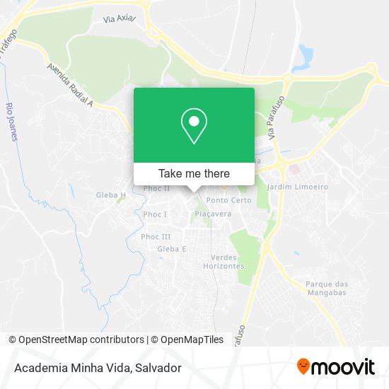 Mapa Academia Minha Vida