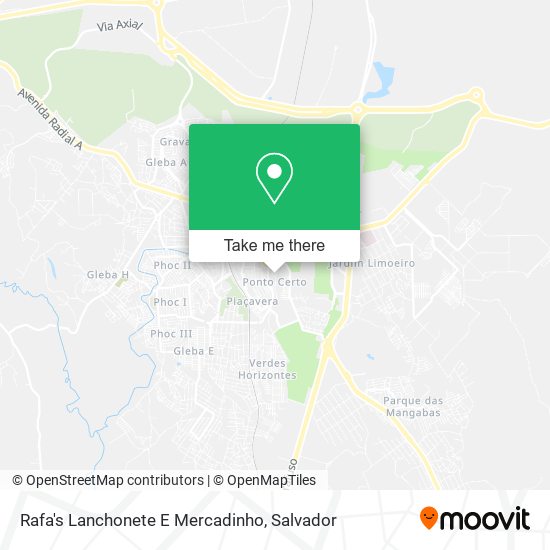 Rafa's Lanchonete E Mercadinho map