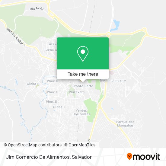 Jlm Comercio De Alimentos map