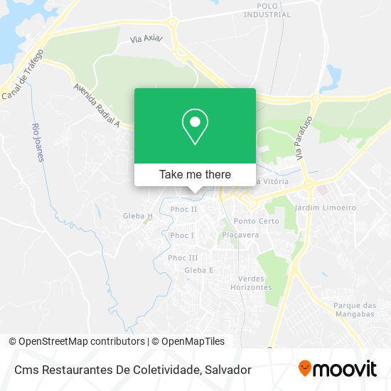 Cms Restaurantes De Coletividade map