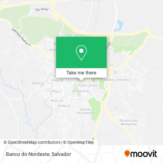 Mapa Banco do Nordeste