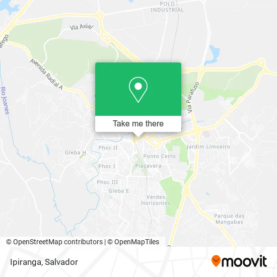 Ipiranga map