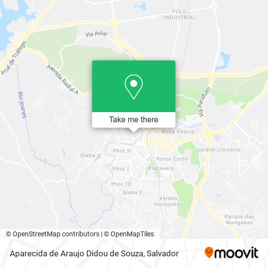 Aparecida de Araujo Didou de Souza map