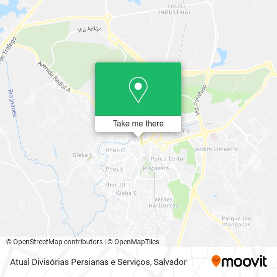 Atual Divisórias Persianas e Serviços map