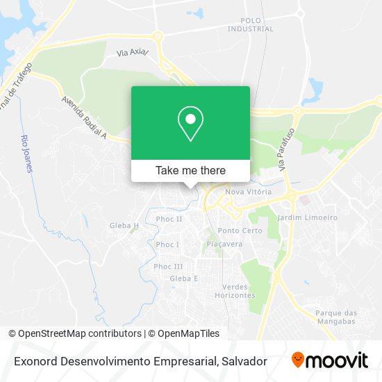 Exonord Desenvolvimento Empresarial map