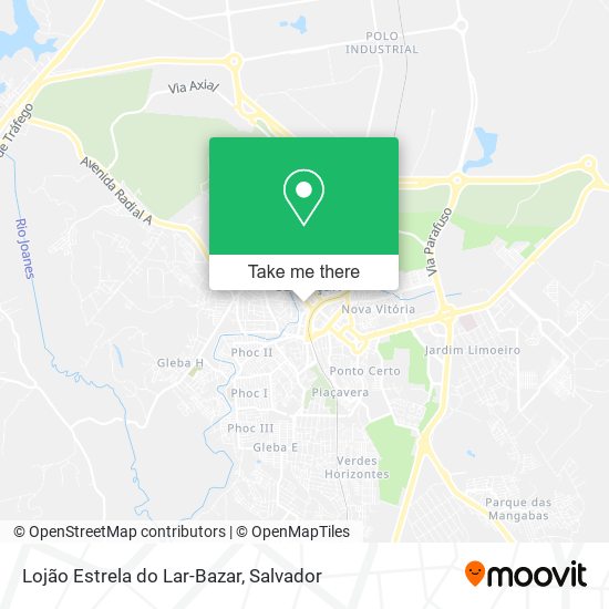 Mapa Lojão Estrela do Lar-Bazar