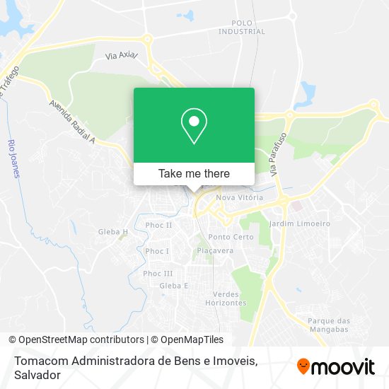 Tomacom Administradora de Bens e Imoveis map