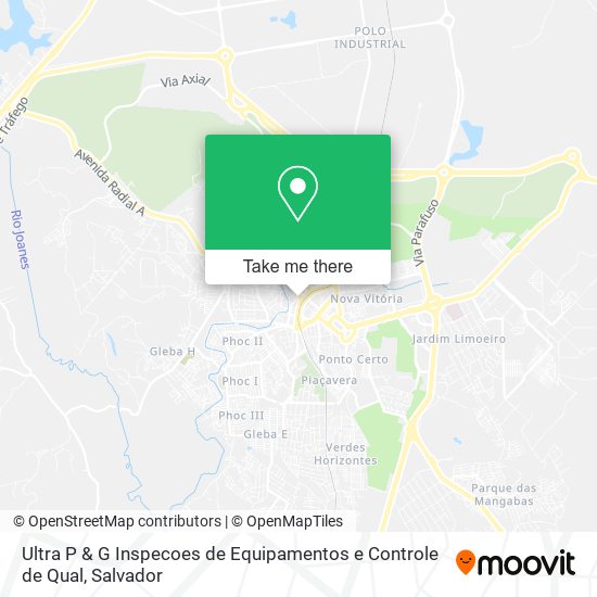 Mapa Ultra P & G Inspecoes de Equipamentos e Controle de Qual