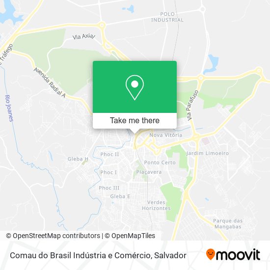 Mapa Comau do Brasil Indústria e Comércio