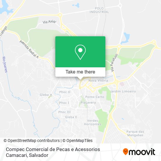 Compec Comercial de Pecas e Acessorios Camacari map