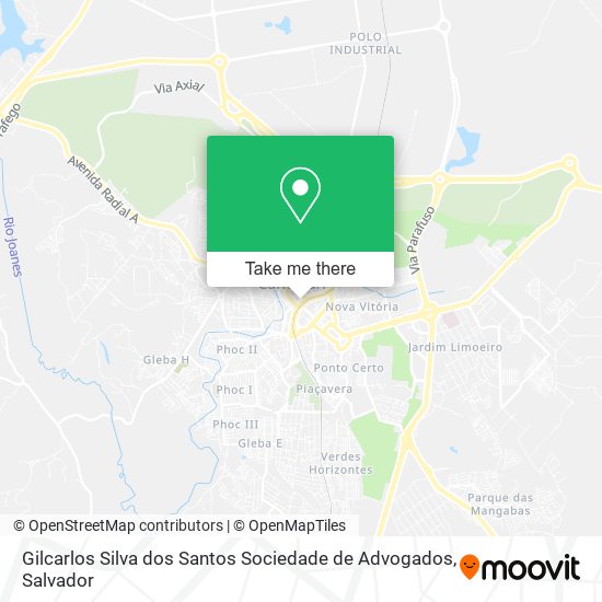 Gilcarlos Silva dos Santos Sociedade de Advogados map