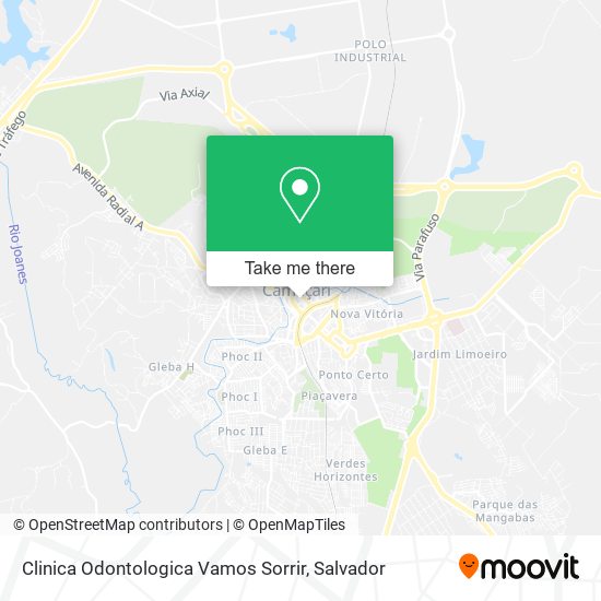 Clinica Odontologica Vamos Sorrir map