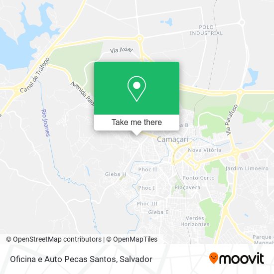 Oficina e Auto Pecas Santos map