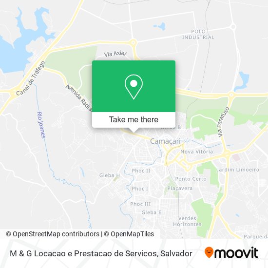 Mapa M & G Locacao e Prestacao de Servicos