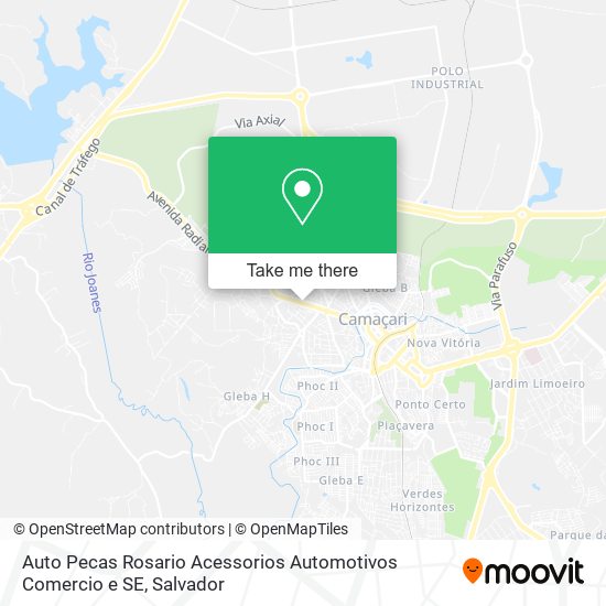 Mapa Auto Pecas Rosario Acessorios Automotivos Comercio e SE