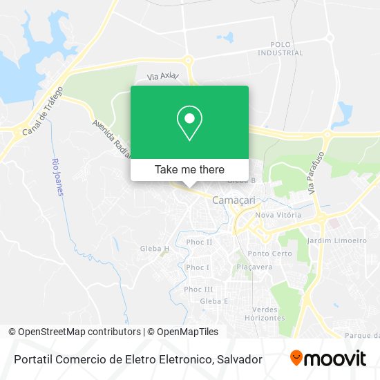 Portatil Comercio de Eletro Eletronico map