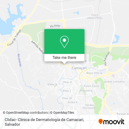 Clidac- Clinica de Dermatologia de Camacari map