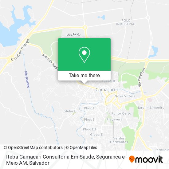 Iteba Camacari Consultoria Em Saude, Seguranca e Meio AM map