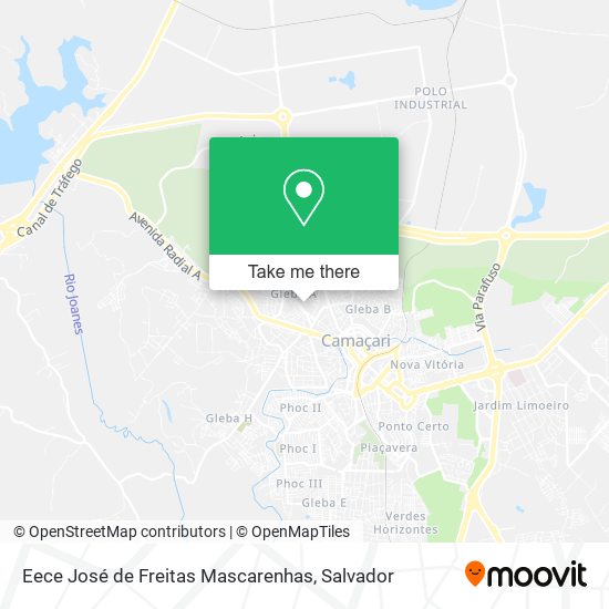 Eece José de Freitas Mascarenhas map