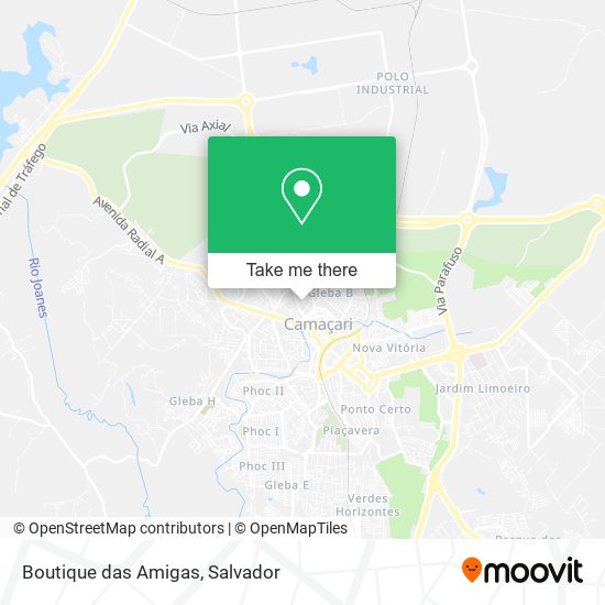 Boutique das Amigas map