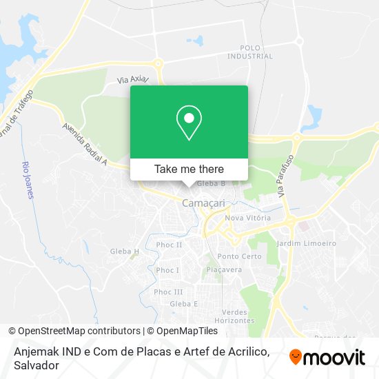 Anjemak IND e Com de Placas e Artef de Acrilico map