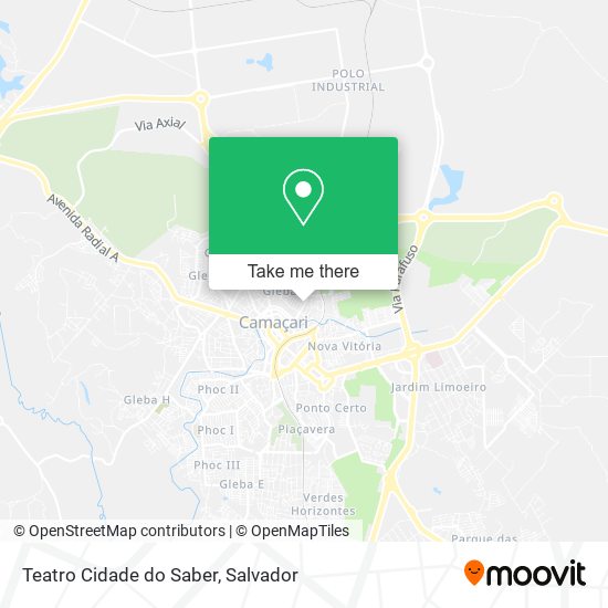 Teatro Cidade do Saber map