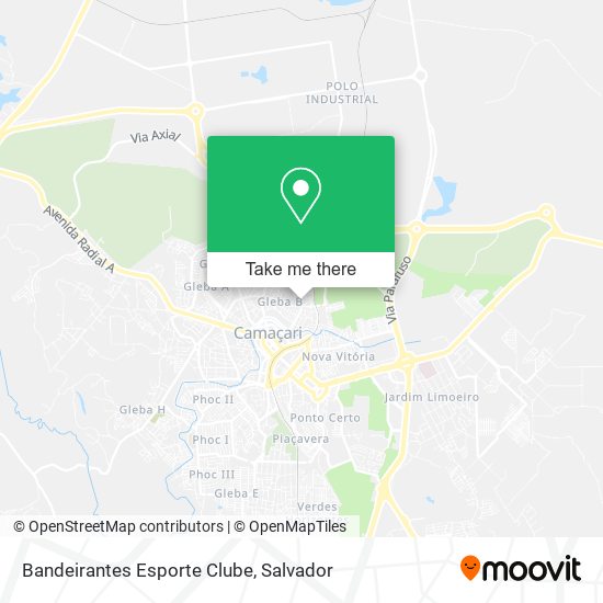 Bandeirantes Esporte Clube map