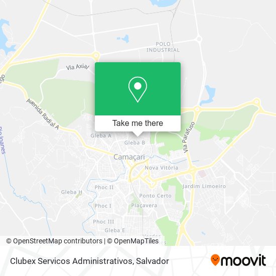 Clubex Servicos Administrativos map