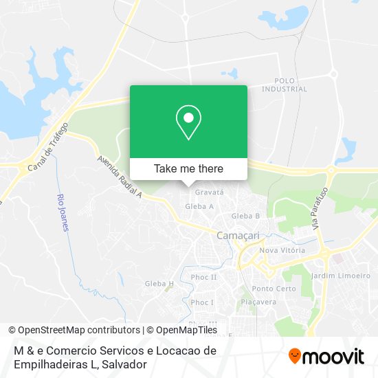 M & e Comercio Servicos e Locacao de Empilhadeiras L map