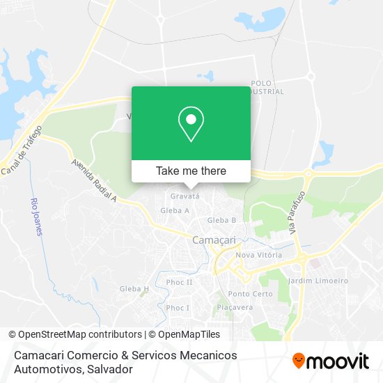 Camacari Comercio & Servicos Mecanicos Automotivos map