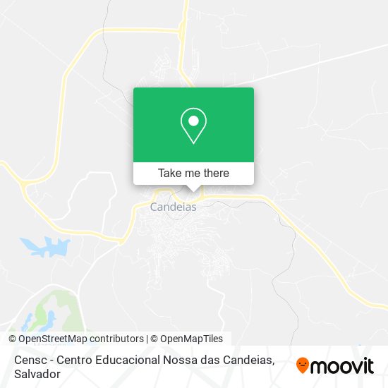 Censc - Centro Educacional Nossa das Candeias map