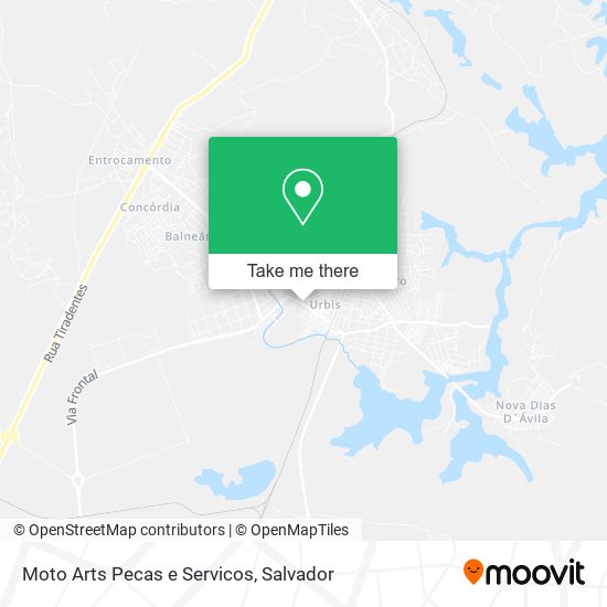 Moto Arts Pecas e Servicos map
