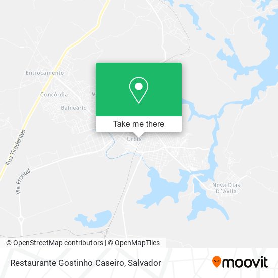 Restaurante Gostinho Caseiro map